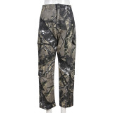 Sexy Loose Casual Zip Pocket Trousers