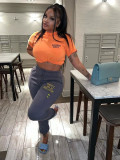 Women's Letter Print Casual Pants Loose Sweatpants
