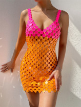 Sexy Sequin Sequin Slip Dress