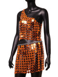 Sexy Sequin Sling Set