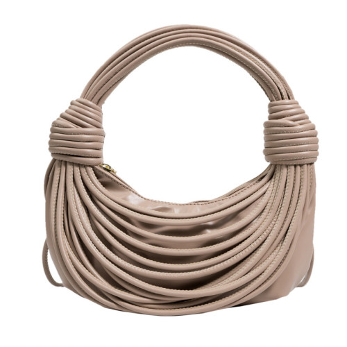 Fashion creative personality multi-color women's bag woven handbag net red knotted diagonal bag KH908