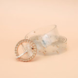 Simple and versatile rivet plastic women's belt  LX652426193850