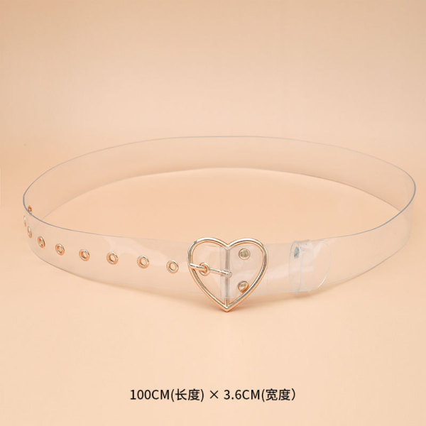 Fashion casual transparent belt  LX653510391556