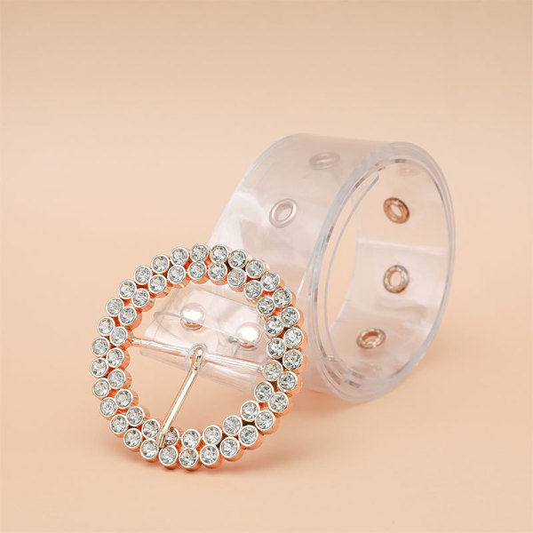 Casual Fashion Transparent Belt  LX652802466038