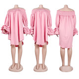 Slim Fit Off Shoulder Dress