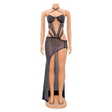 Women's Sexy Nightclub Celebrity Irregular Hollow Out Dress