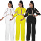 Mesh Panel Sexy Jumpsuit