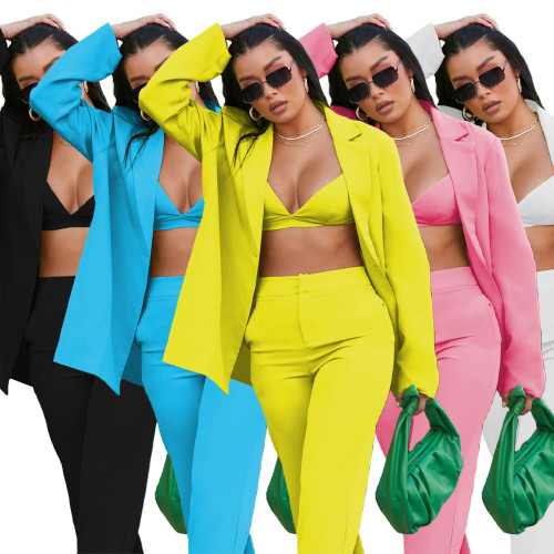 Autumn and winter suit jacket bra professional casual suit without pants