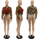 autumn winter printed shirt long sleeve top
