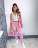 Autumn and winter small suit two-piece fashion casual long-sleeved trousers