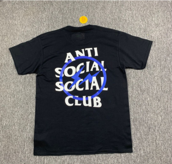 Meichao assc lightning Hiroshi Fujiwara joint short-sleeved letter print T-shirt