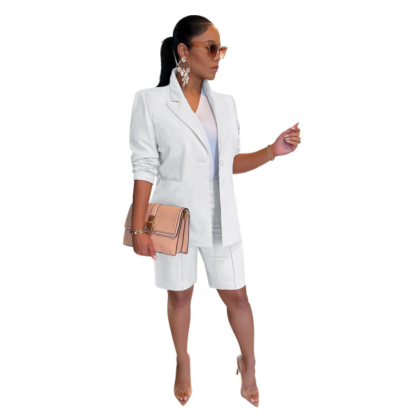 Women's suit suit jacket shorts two-piece spring and summer casual suit