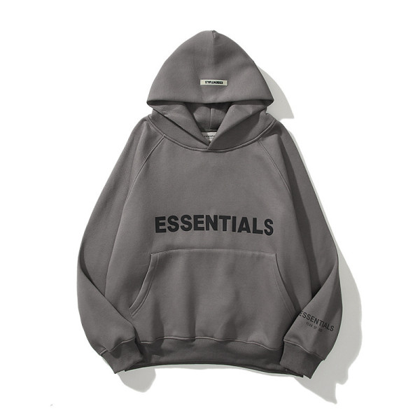 Double line sweater jacket trendy brand letter hoodie