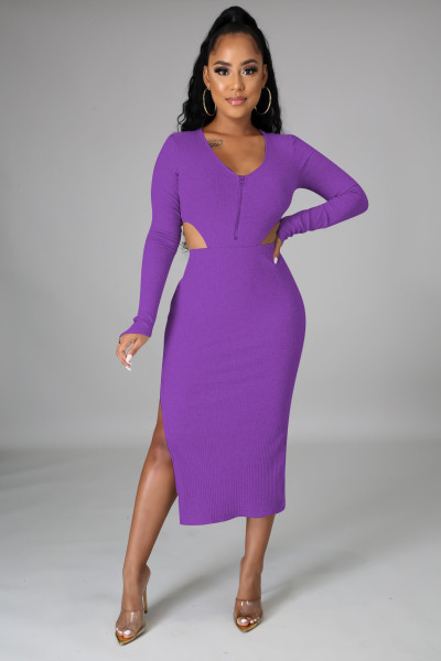 Autumn and winter V-neck tie-waist long-sleeved cropped skirt casual two-piece set
