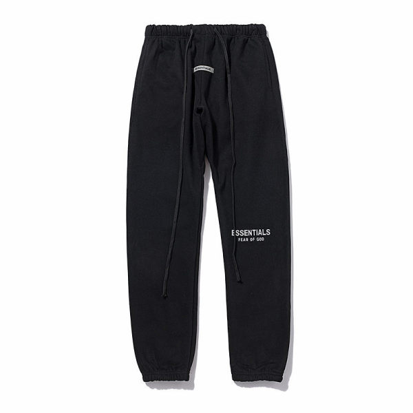 Double Line Sports Pants Couple Loose Men's Casual Reflective Letter Sweatpants CY-J573