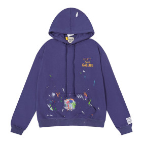 Net red same style hand-painted design graffiti hooded sweater