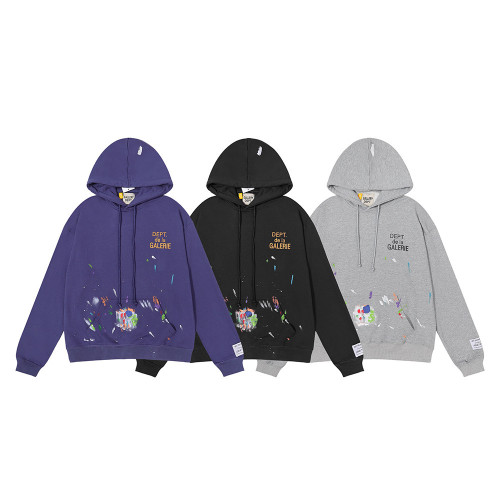 Net red same style hand-painted design graffiti hooded sweater
