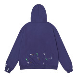 Net red same style hand-painted design graffiti hooded sweater