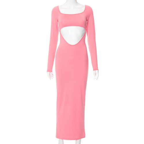 Fashionable one-shoulder temperament slim sexy hip-lifting dress