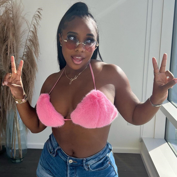 Wrap Breast Sexy Plush Tube Top Women's Top