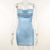 Fashion sexy sling hot diamond nightclub dress