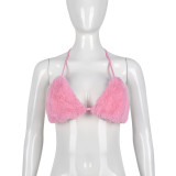 Wrap Breast Sexy Plush Tube Top Women's Top