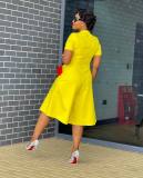 Loose Button Jumpsuit Casual Fashion Jumpsuit