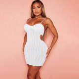 Water wave sling bag hip skirt tube top dress