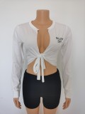 Fashion Monogram Vest Trendy Tight Shirts