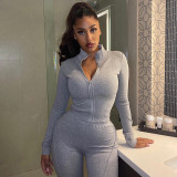 Fashion Casual Cardigan Top Slim Pack Hip Pants Set