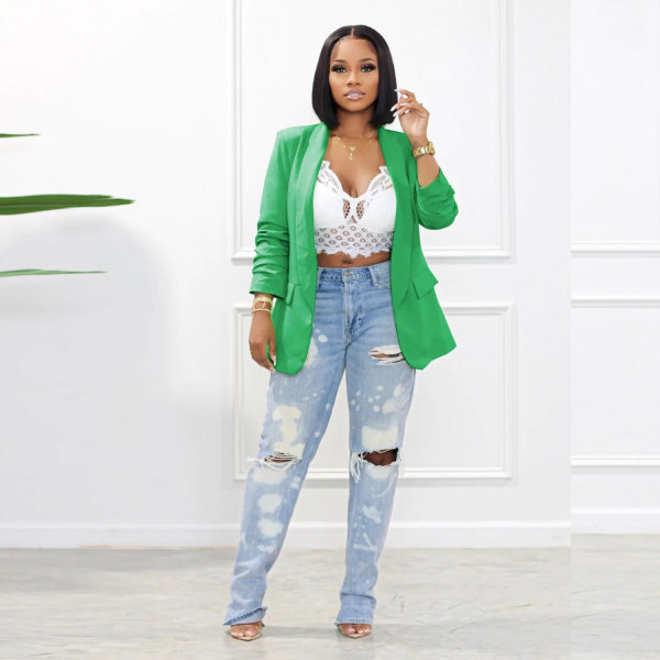 Sexy casual autumn and winter blazer