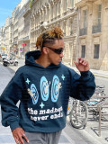 Loose Student Long Sleeve Hooded Pullover Jacket
