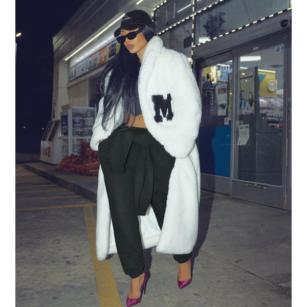 Nightclub fashion fake sweater with bound sleeve pocket casual sports pants