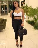 Sexy Women's Fashion Sports Slim Fit Sleeveless Vest Set of Two