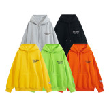 Tide brand hip-hop GD Gallery Dept fashion all-match casual loose trend hooded pullover sweater solid color