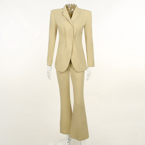 Fashion casual women's temperament commuter slim trousers