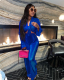 long-sleeved shirt and trousers suit two-piece