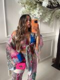 Autumn and winter fashion print new suit