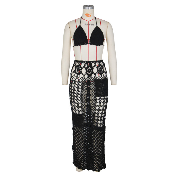 Pure handmade high-end ladies handmade crocheted beach suit