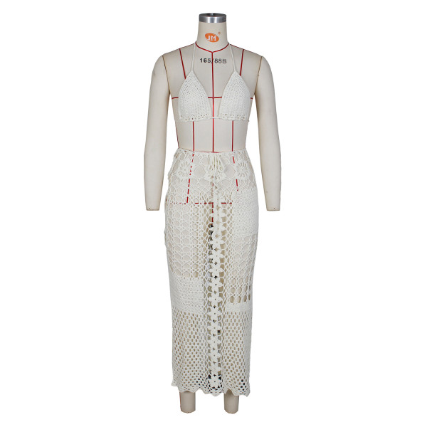 Pure handmade high-end ladies handmade crocheted beach suit