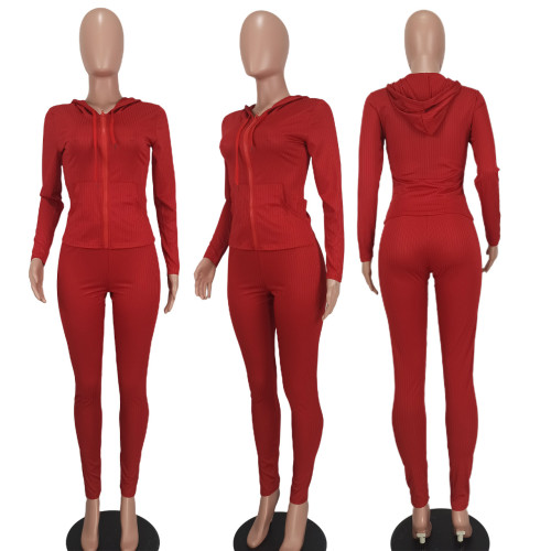 Casual fashion big pit zipper suit