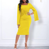 kink beaded cape dress