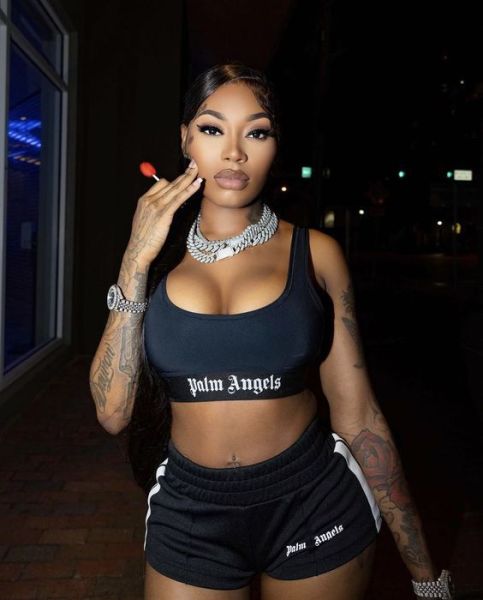 Athleisure Letter Print Tank Top High Waist Shorts Two-Piece Set