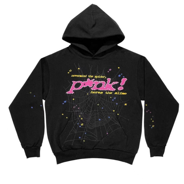 Autumn and winter casual top letter print loose hooded fleece sweater