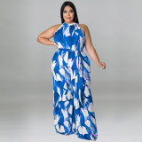 Trendy Resort Style Casual Print Multicolor Jumpsuit