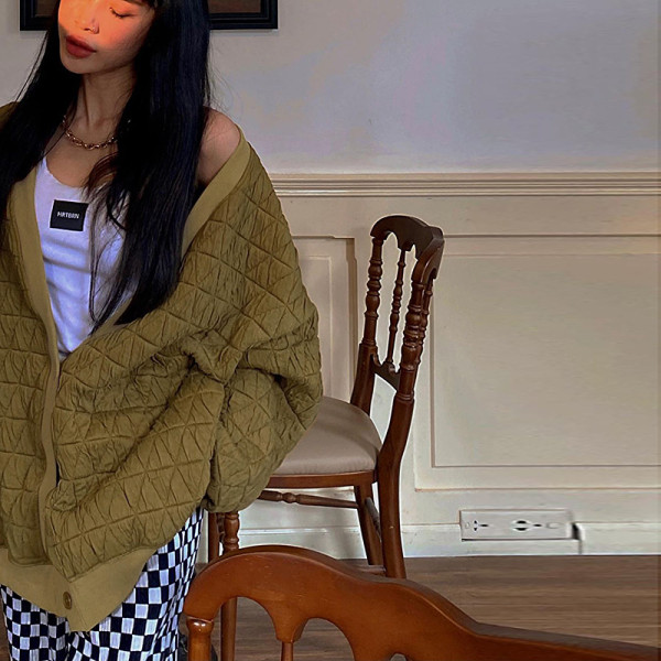 Fashion Casual Cardigan Button Loose Long Sleeve Jacket