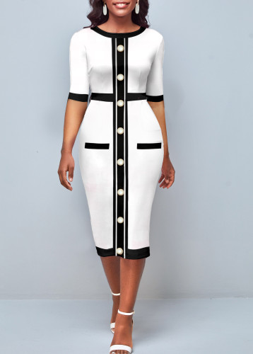 Sexy Fashion Digital Print Short Sleeve Women Dress