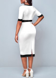 Sexy Fashion Digital Print Short Sleeve Women Dress