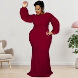 plus size long sleeve sequin dress