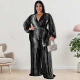 plus size autumn jumpsuit